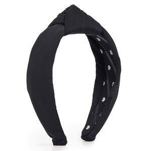 Lele Sadoughi Black Knotted Headband